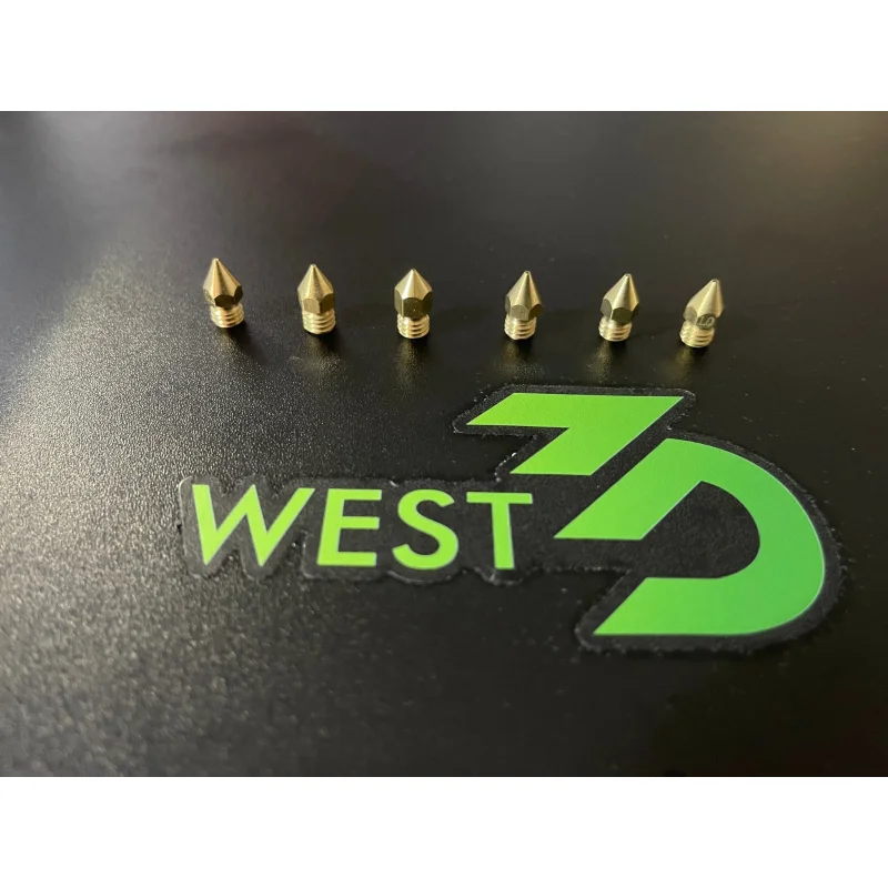 MK8 Brass Nozzles (.2mm .3mm .4mm .6mm .8mm 1mm)