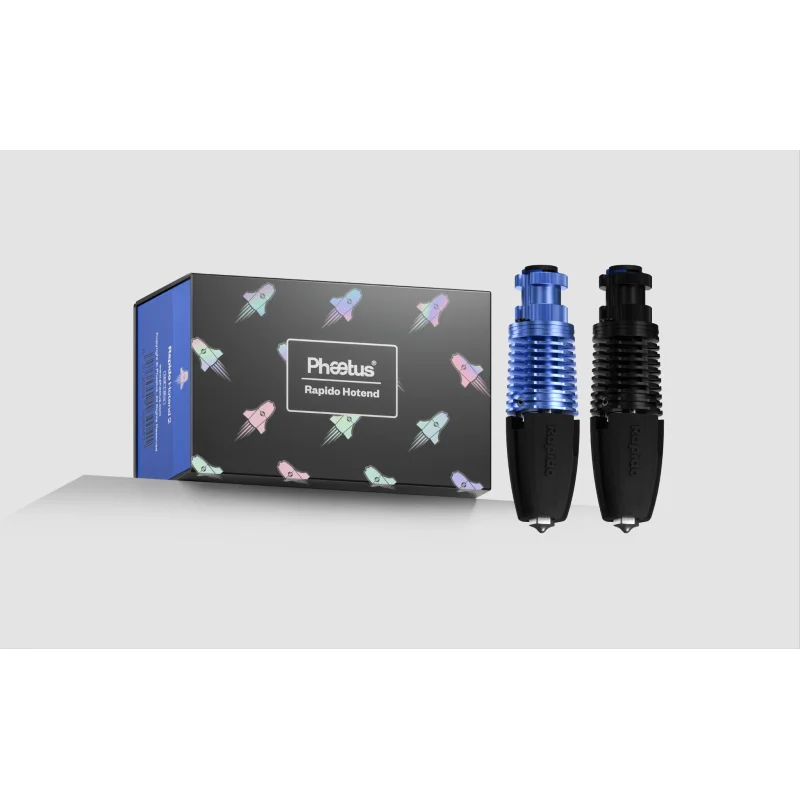 Phaetus Rapido (Rapido 2) Hot End (Hotend) – UHF / HF Standard and Plus (104NT and PT1000) Blue