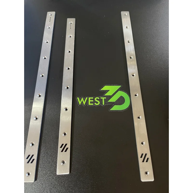Titanium Backers for Voron 2.4/Trident with screws 3-Pack