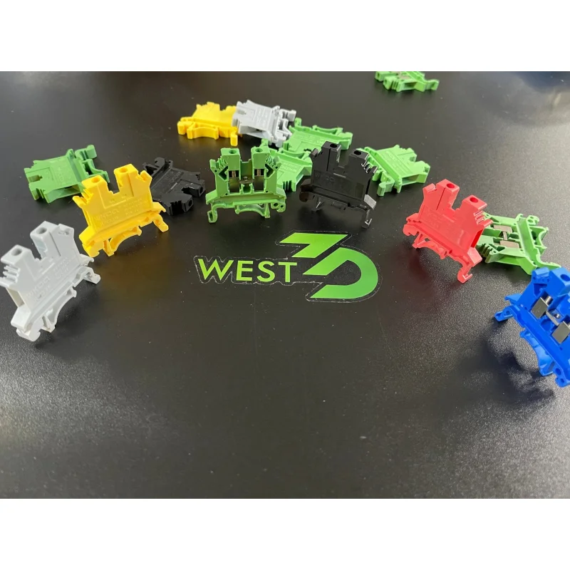 Wire Din Rail Terminal Block x1 Wire Cable Connectors UK2.5 B