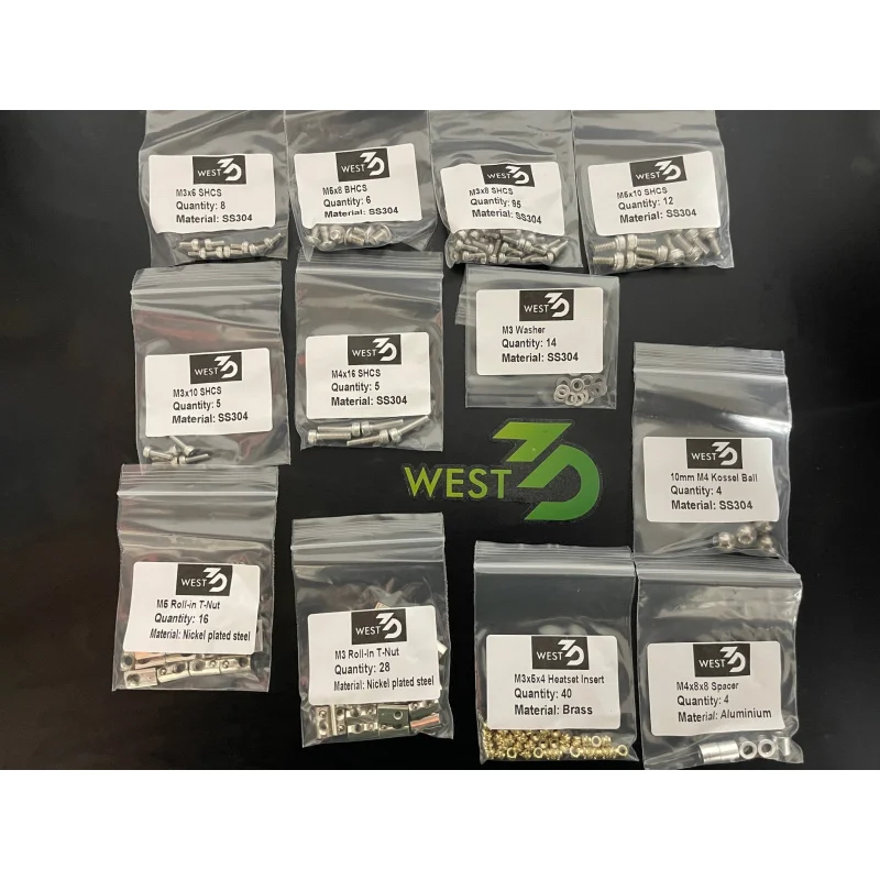 BDF ZeroG Hydra Ender Conversion Fastener Kit (Zero G)