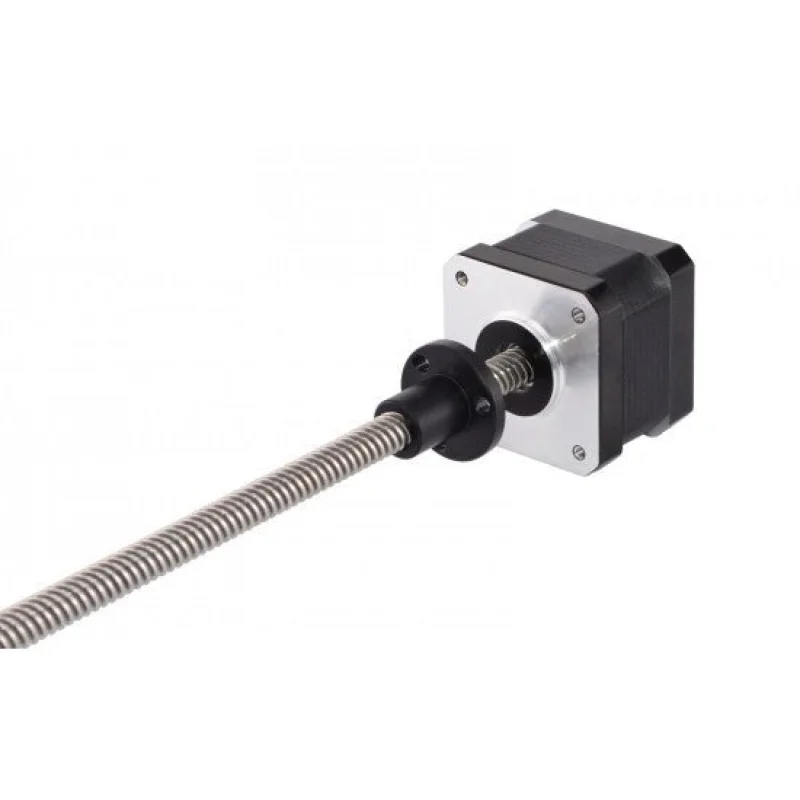 17E13S0404MB-200RS NEMA17 34mm .4A 8mm Lead 200mm Length Motor OMC – StepperOnline