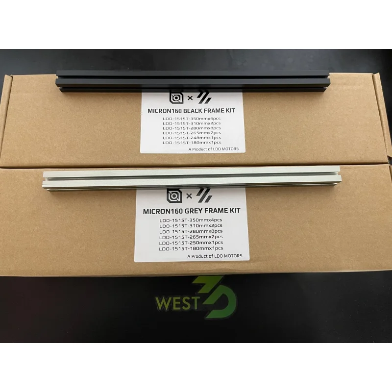 LDO Micron 3D Printer Frame Kit Extrusions (Multiple Colors) Micron Plus Black