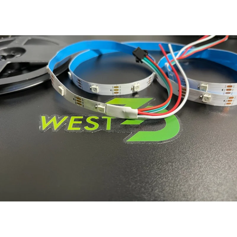 WS2812 RGB 30 LED Strip Light Individually Addressable (5V 5050 led, 1M)