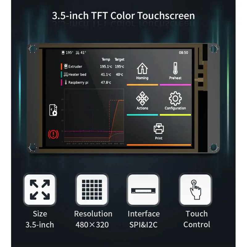 Touch Screen Display 3.5-inch TFT35 SPI (BTT)