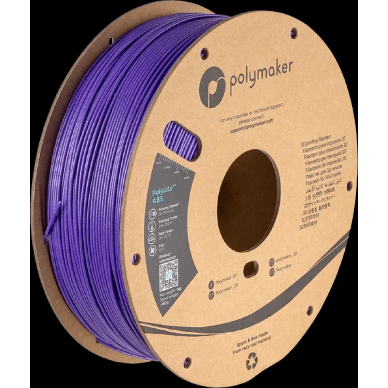 Polymaker PolyLite Galaxy ABS 3D Printer Filament 1KG 1.75mm Teal