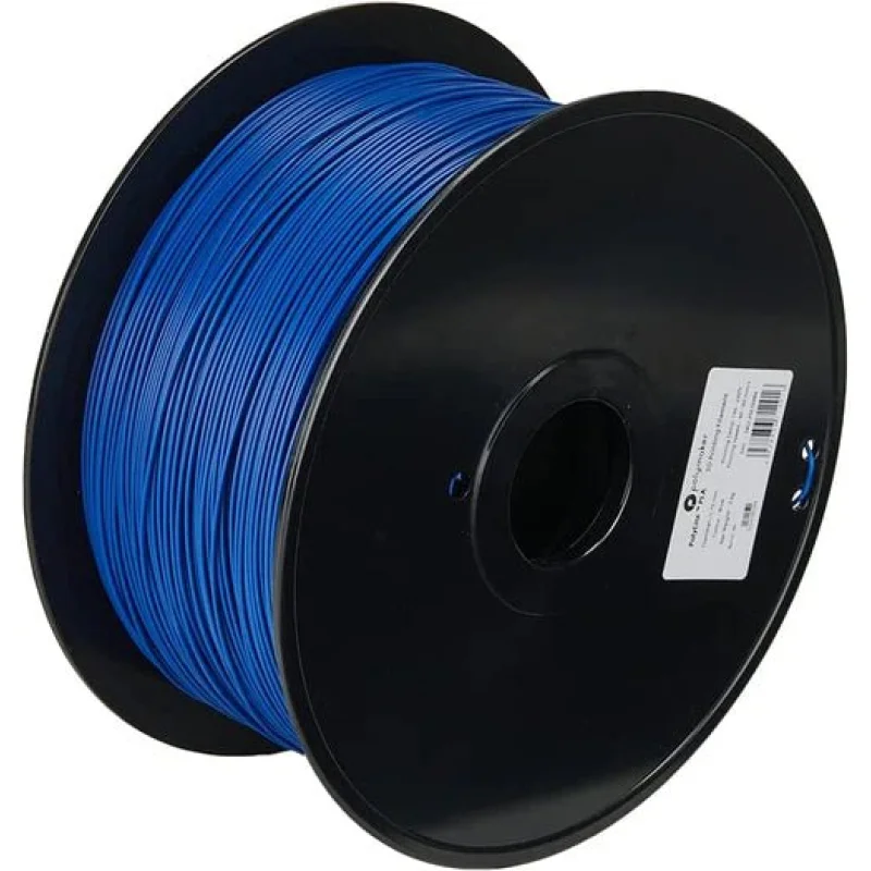Polymaker PolyLite PLA 3D Printer Filament 3KG 1.75mm Blue (HEX Code – 003776)