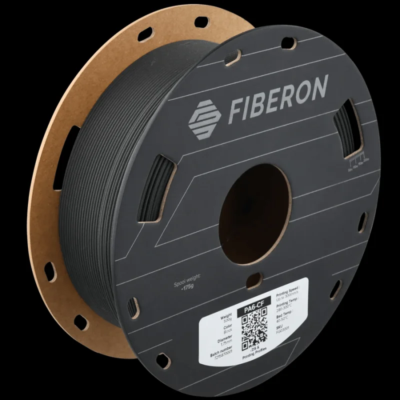 Polymaker Fiberon Engineering Filament – PA6-CF20 (500g) Black