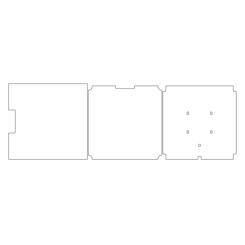 Voron 2.4r2 (V2.4) ABS or ACM Panels Black ABS (3mm thick)