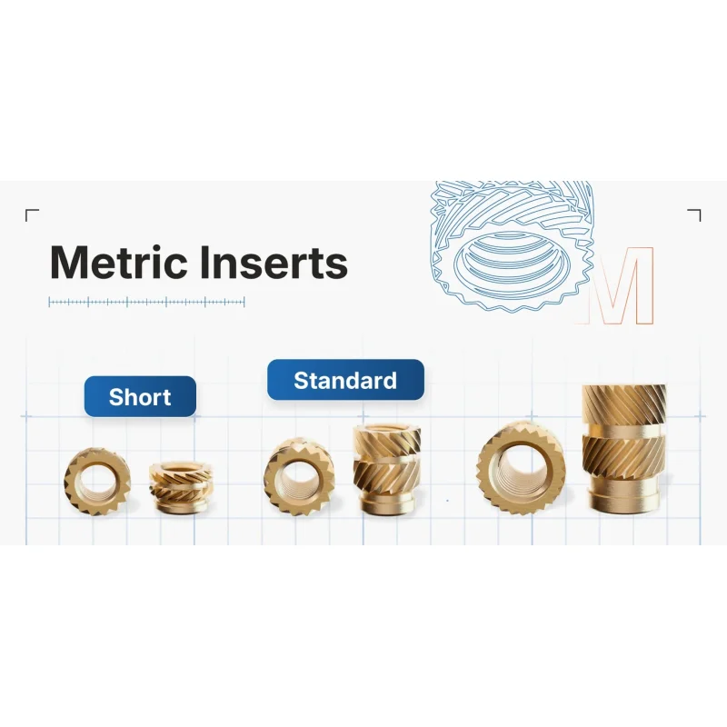 CNC Kitchen Heat Set Inserts (Various Sizes)