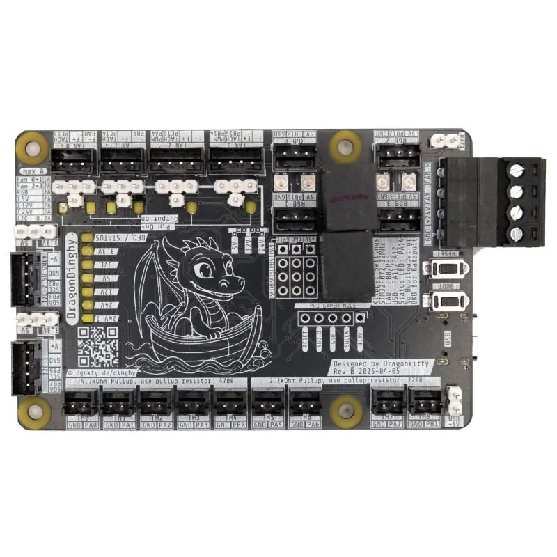 Dragon Dinghy multi-purpose expansion board for Klipper by Dragonkitty (DragonDinghy)