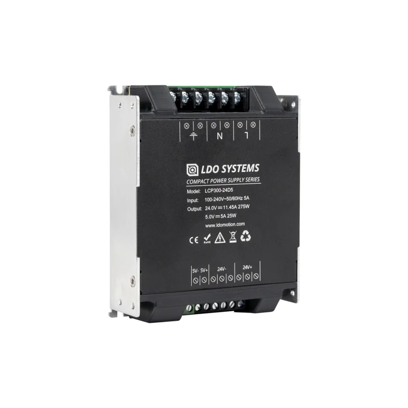 LDO LCP300-24D5 300W 24V and 5V Compact Power Supply (PSU)