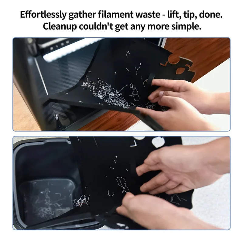 BIQU Panda Diaper – 3D Printer Debris Catcher Waste Pads Reusable Easy Clean Full Coverage for Bambu Lab X1/P1