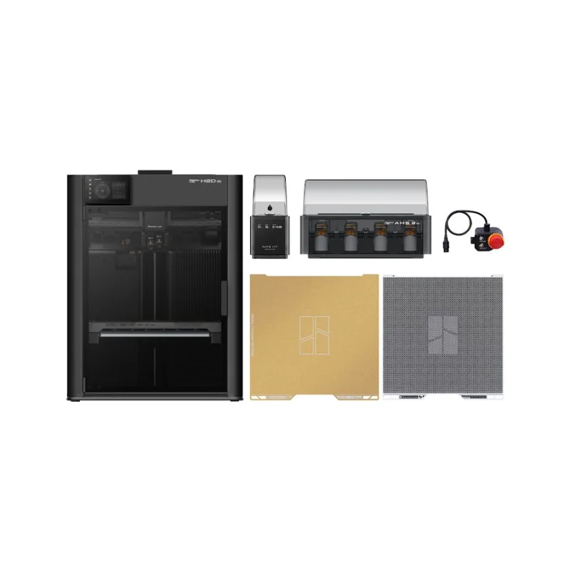 Bambu Lab H2D PRO 3D Printer Bundle with AMS 2 Pro + AMS HT + Vision Encoder + Emergency Button
