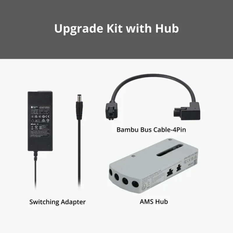 Bambu Lab AMS 2 Pro Upgrade Kit for X1 / P1 Series – with AMS Hub