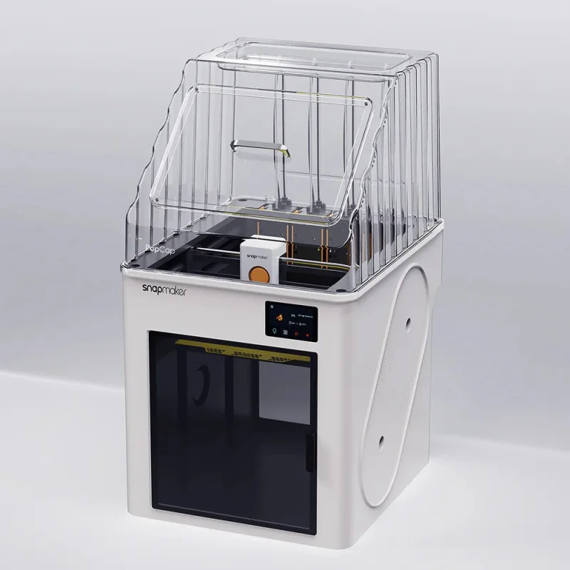 Biqu PopCap Tophat / Lid Enclosure for the Snapmaker U1 – with 4 Bonus Rolls of Filament