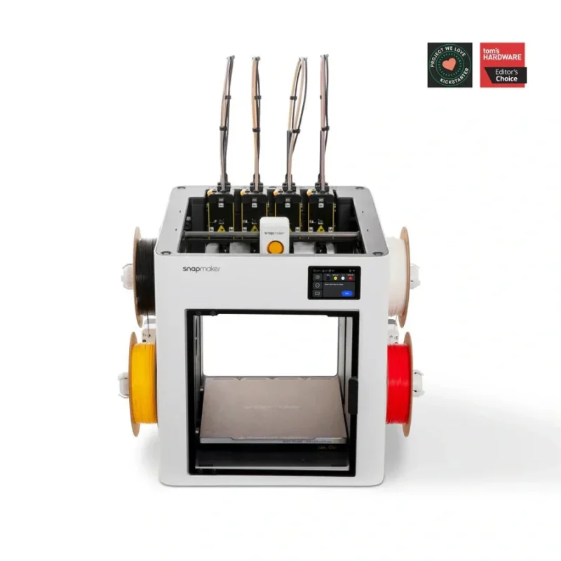 Snapmaker U1 – Multi-Toolhead Multi-Color Printer with Fast Changes and Minimal Waste