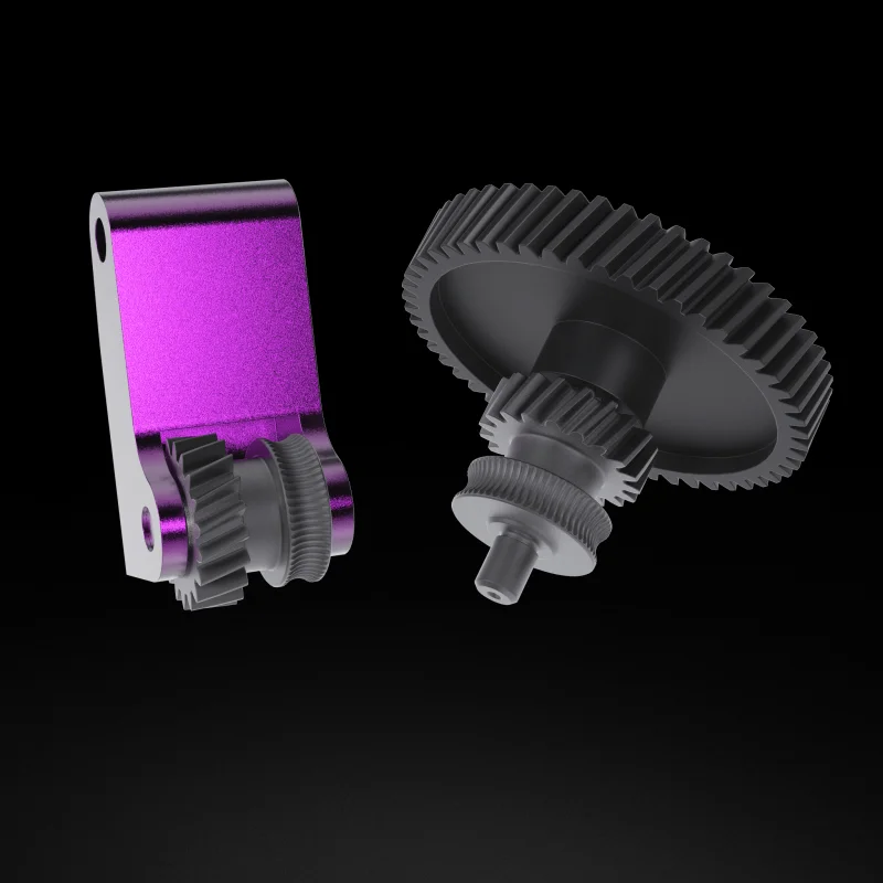 Bastion Coated Extruder Gears for Bambu Lab X1C, X1E, P1P & P1S