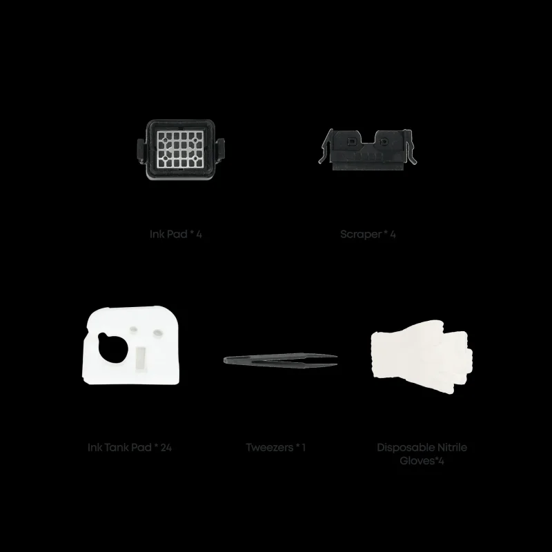 eufyMake Print Head Scraper Kit 4-Pack Replacement Scrapers for E1 UV Printer Maintenance