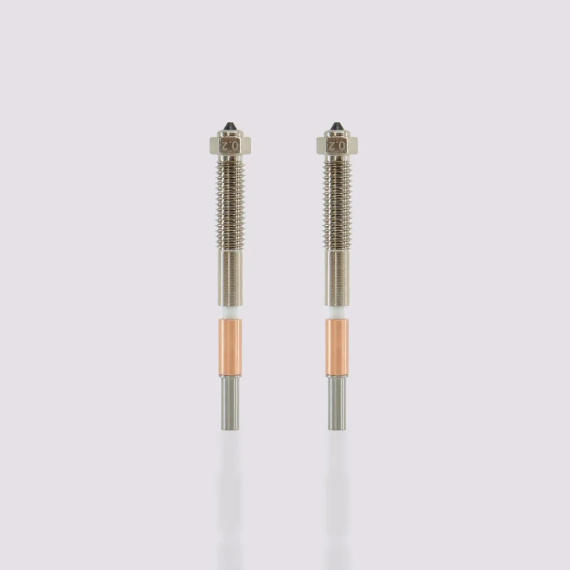 QIDI MAX4 Hardened Steel Bimetal Nozzles OEM Replacement 2 Pack (Multiple Sizes)