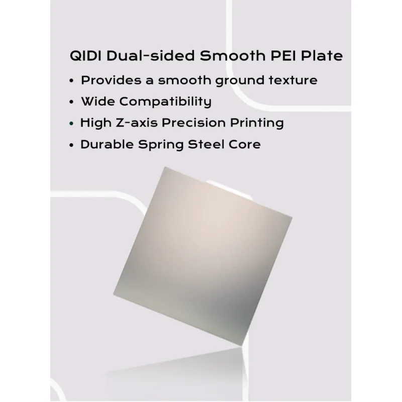 QIDI MAX4 Double-Sided Smooth PEI Build Surface Plate