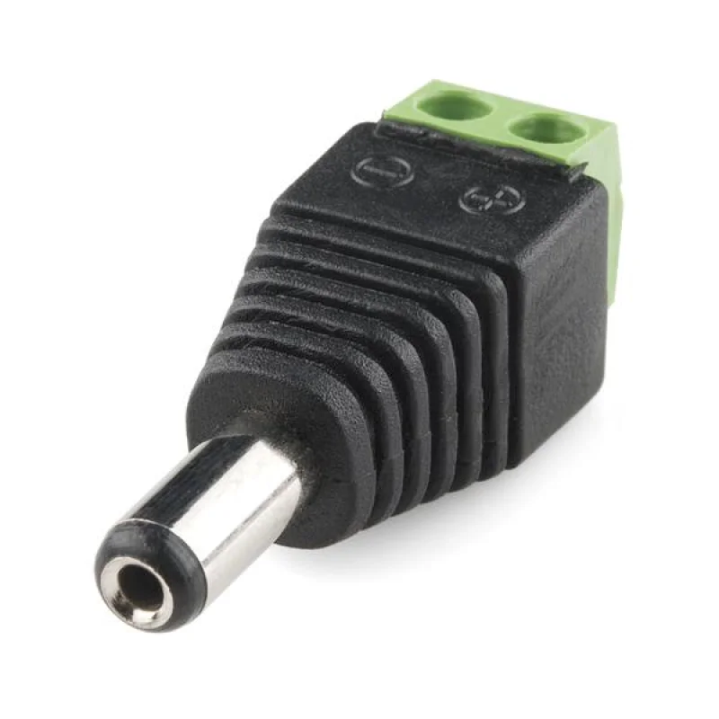 DC Barrel Jack Adapter 5.5 2.1 mm Male Plug