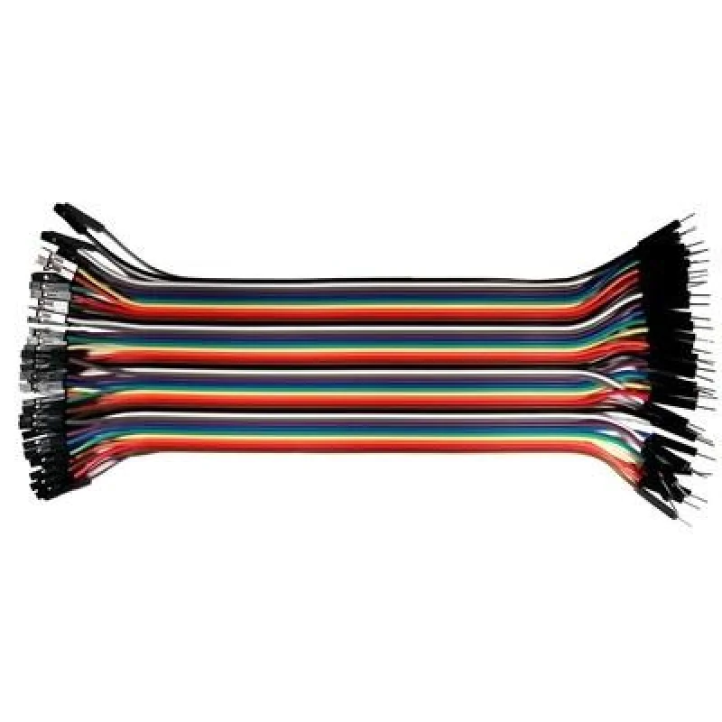 Medium Jumper Wires – Male to Female (40 Pack)
