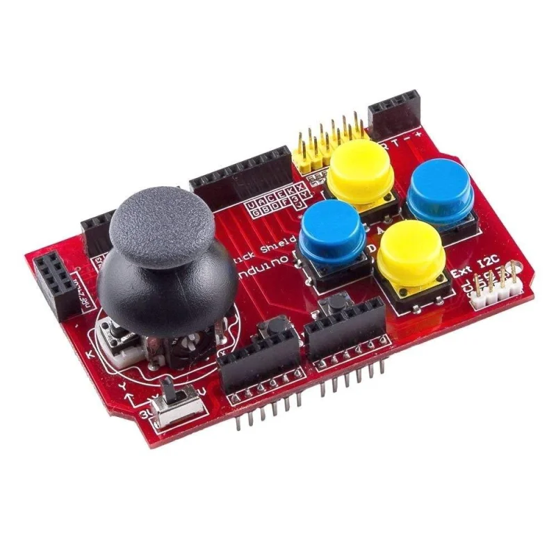 Arduino Joystick Shield Dual Axis Analog Control with Push Buttons
