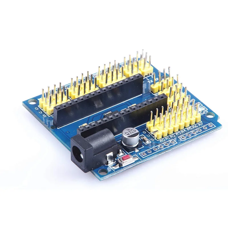Arduino Nano I/O Expansion Shield Full Pin Breakout Board