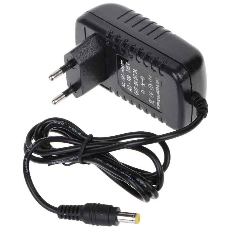 Generic 9V 1A AC/DC Power Adapter EU Plug