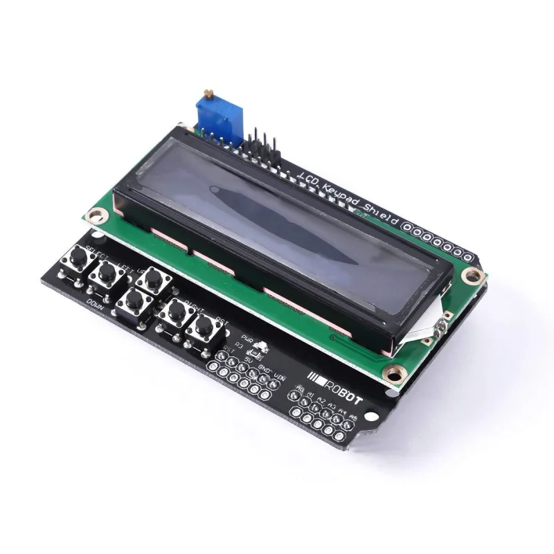LCD Keypad Shield for Arduino 162 Display with Integrated Buttons
