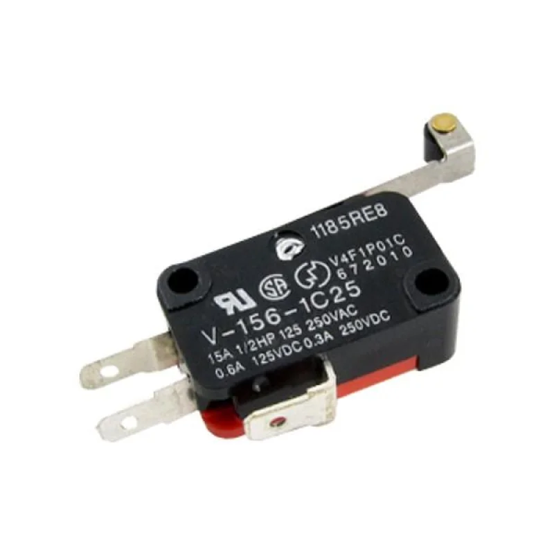 V-156-1C25 SPDT Limit Switch Hinge Roller Lever, 15A