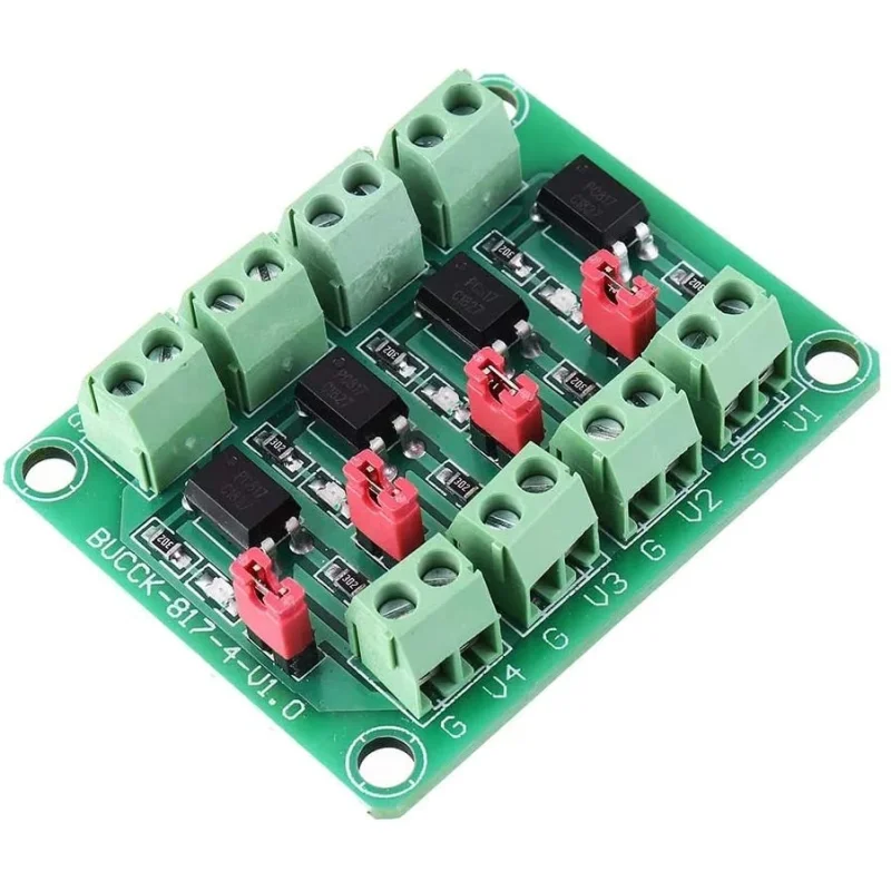 4 Channel Optocoupler Isolation Board