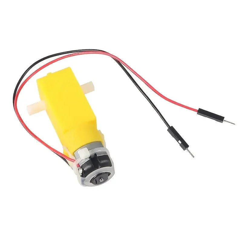 TT DC Motor with Plastic Gearbox 1:48 Dual Shaft with Wires