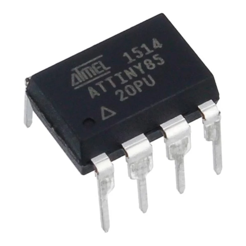 ATtiny85 8-bit AVR Microcontroller 8-Pin DIP, 20MHz, 8KB Flash