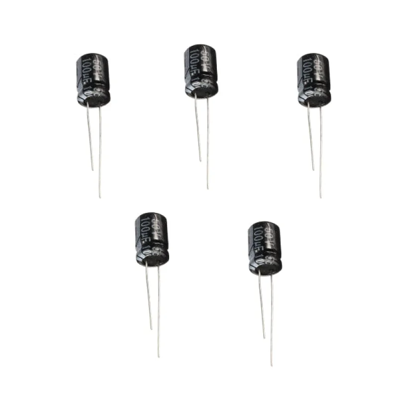 Electrolytic Capacitors 50V Radial Aluminum Capacitor Pack (5 pcs)