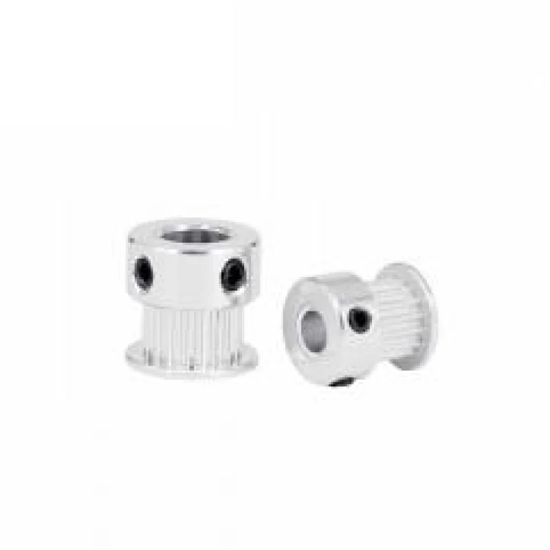 GT2 20 Teeth Timing Belt Pulley Aluminum, Set Screw Mount