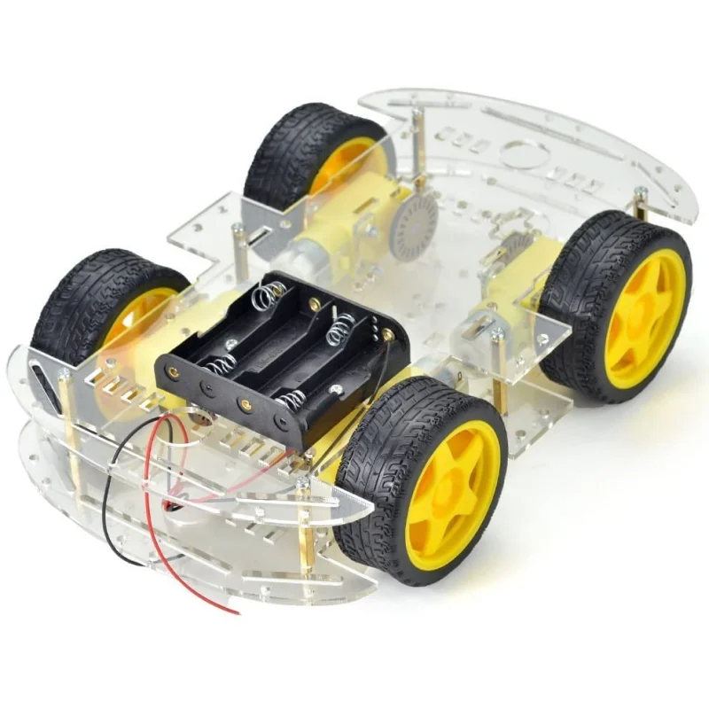 4 Wheel Robot Car Kit Dual Chassis
