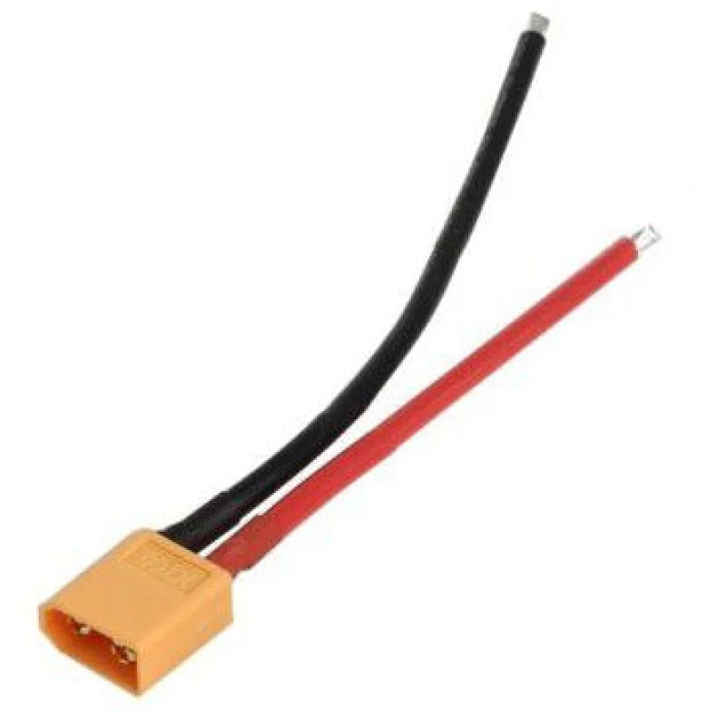 XT60 Male Connector Cable  14AWG Silicone Wire 10cm