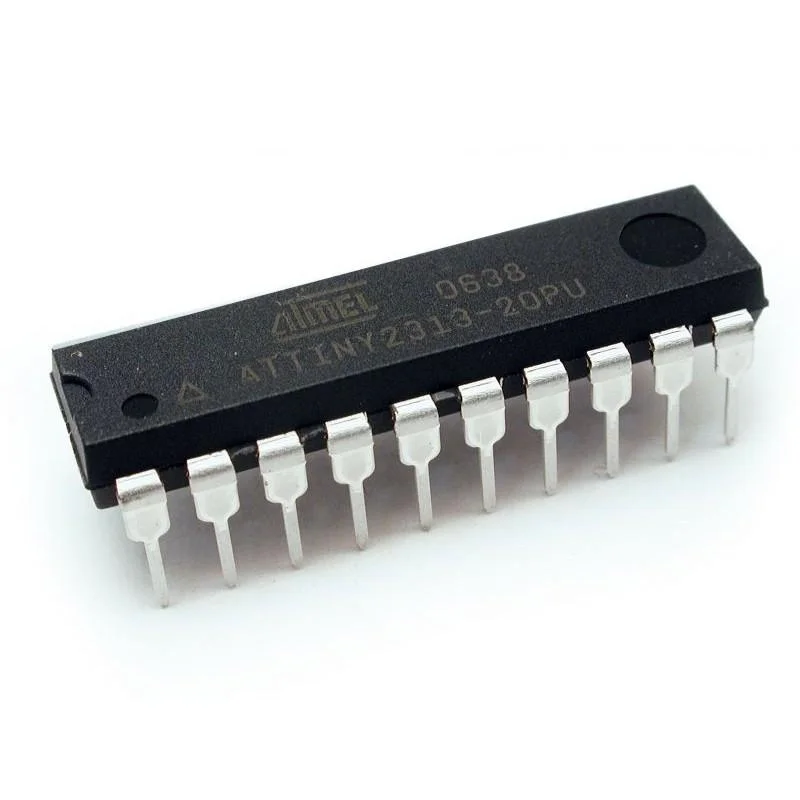 ATtiny2313-20PU 8-bit AVR Microcontroller 20-Pin DIP, 20MHz, 2KB Flash