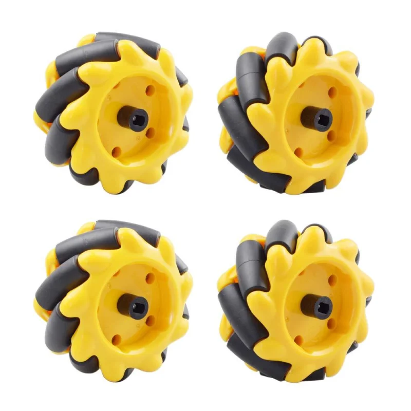 Mecanum Wheel 60mm Set 4pcs Left & Right TT Motor Compatible