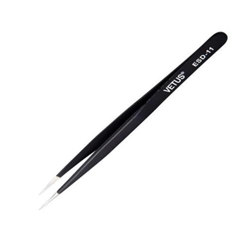 Straight ESD Safe Precision Tweezers