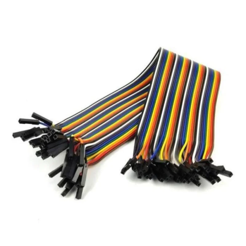 Extra Long Jumper Wires – Female to Female (40 Pack)