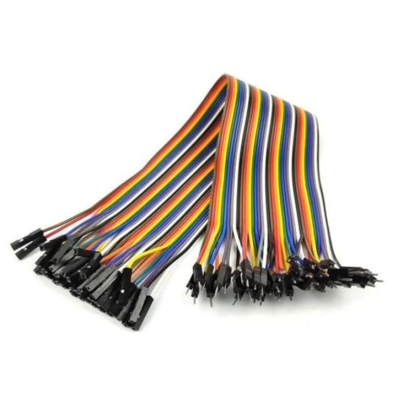 Extra Long Jumper Wires – Male to Female (40 Pack)