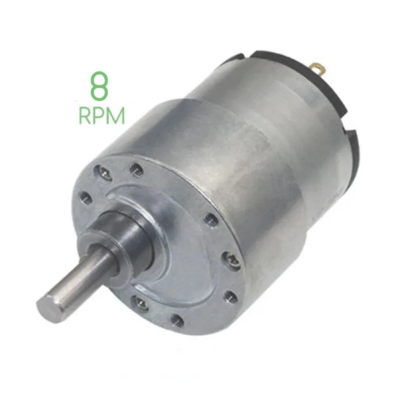 12V JGB37-520 DC Geared Motor 8 RPM High Torque