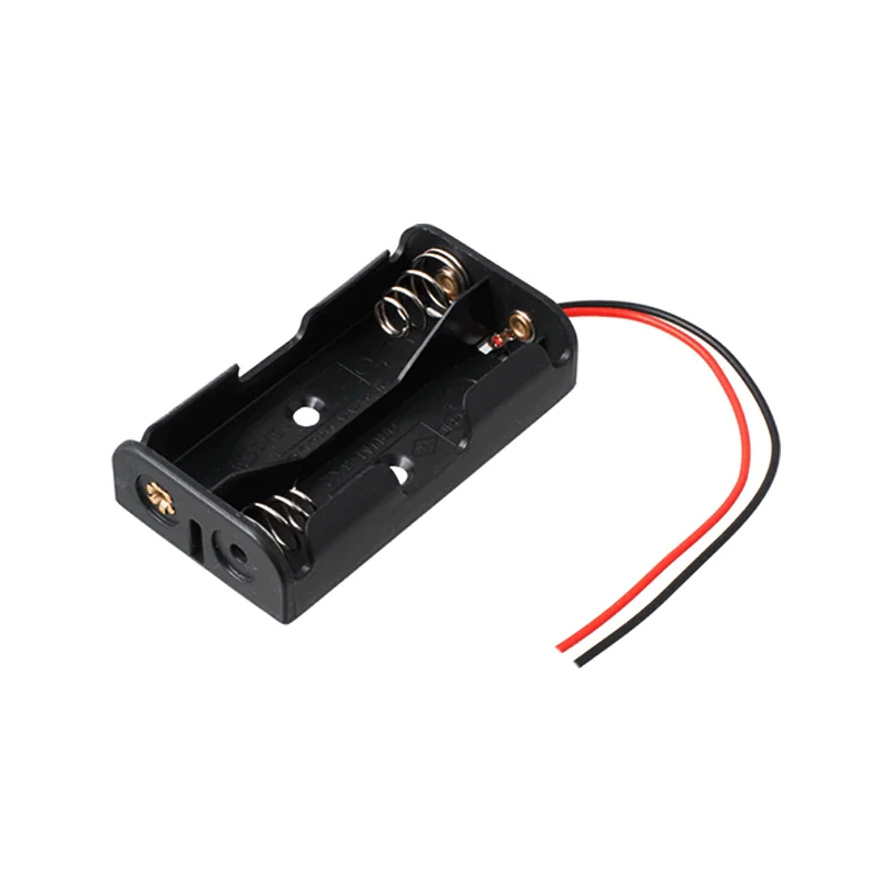 2x AA Battery Holder 3V Battery Case with Wire Leads