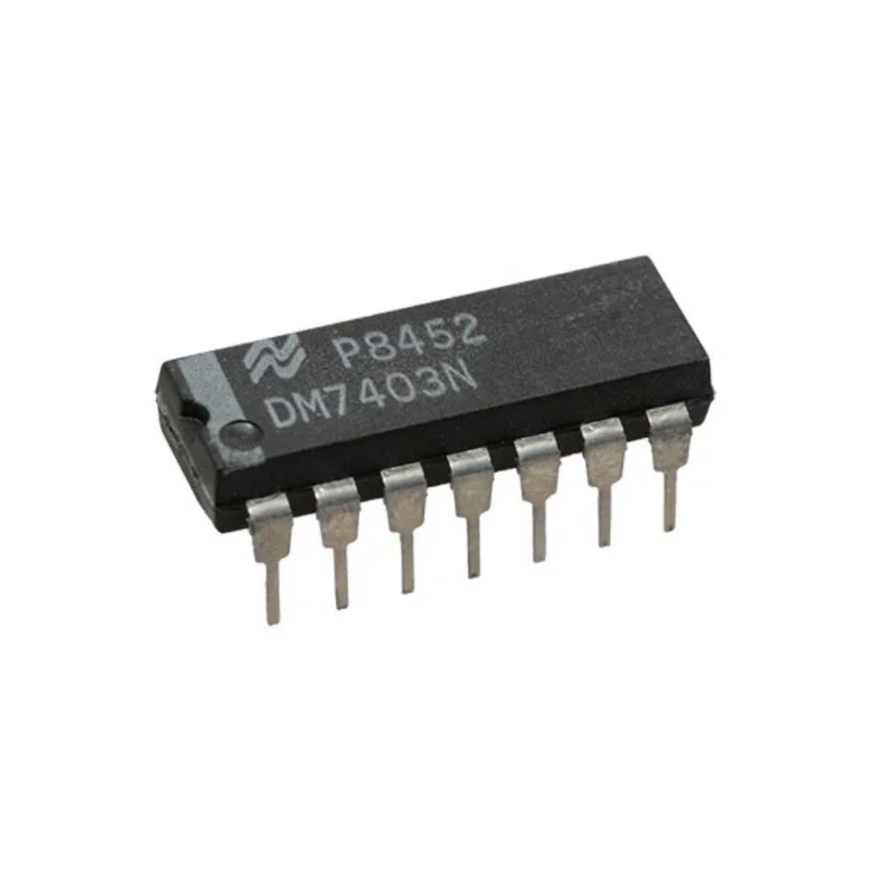 7403 Quad 2-Input NAND Gate Logic IC Open Collector DIP-14