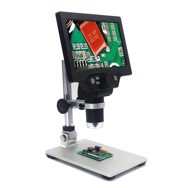 G1200 12MP Digital Microscope 7 Inch LCD 1-1200X Magnification