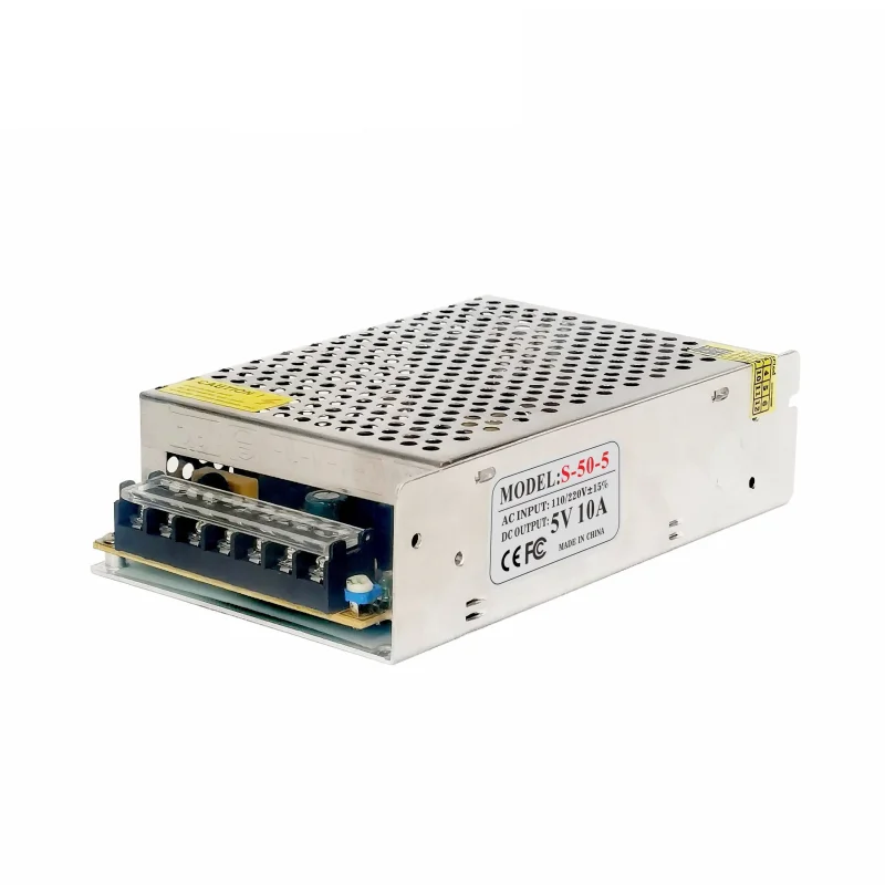 Generic 5V 10A Metal Case AC/DC Power Supply 50W