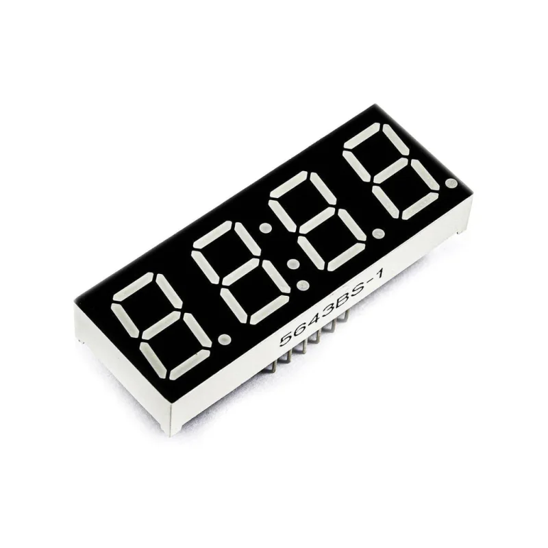 4 Digit 7-Segment Display 3641BS Common Anode, 0.36 Inch